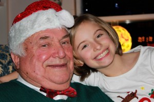 Mr. Higgins and his granddaughter
